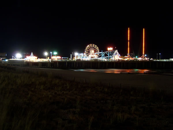 Atlantic City Pier at Night