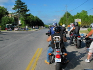 Almost there, past the Port Dover water tower and we can see the waterfront now.