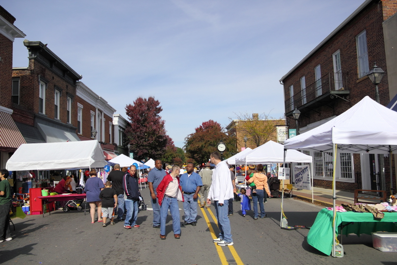 York, SC Fall Festival Constitution Street.