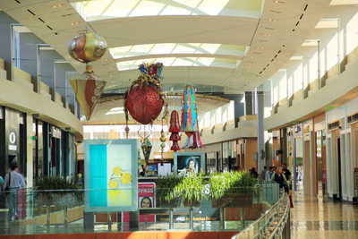 The Galleria in Houston, getting ready for Chrismas.