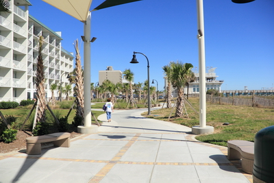 The new 2 mile walk way which includes the new board walk at Myrtle Beach, SC.