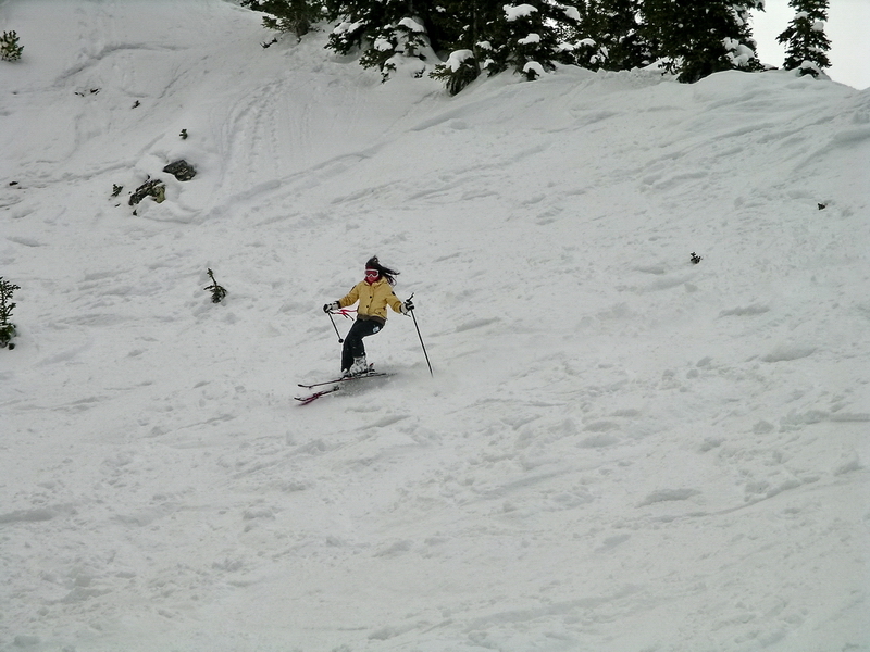 Me (Lisa) at Alta, Utah.